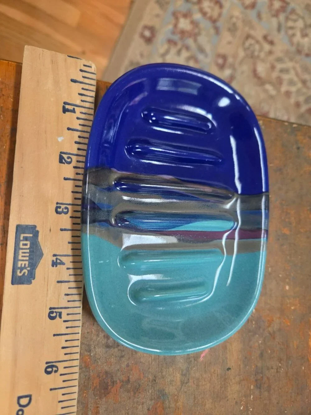 neher pottery soap dish signed on bottom